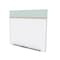 Ghent Combo Whiteboard/Bulletin, Mag Por/Vnyl, Styl A, 5 ft H x 6 ft W, Silver SPC56A-V-193 - alternate 1